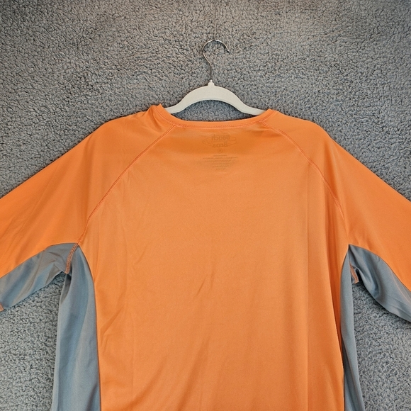 Beach Bros Men's Orange & Gray Pull Over Shirt Sz XL Surfing Swimming Biking - Picture 8 of 10